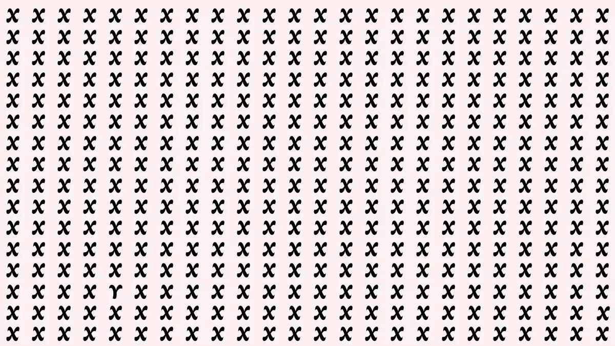 How to Beat the Optical Illusion IQ Test: Spot the Hidden Y Among Xs