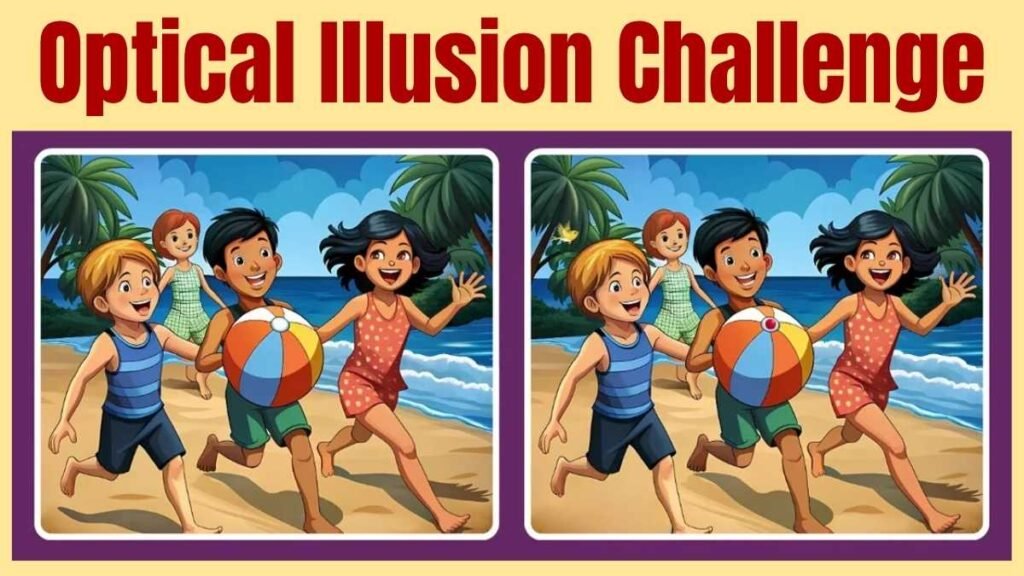 How Quickly Can You Spot the 3 Differences in This Beach People Photo?