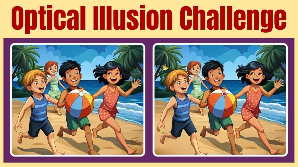 How Quickly Can You Spot the 3 Differences in This Beach People Photo?